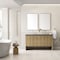 James Martin Vanities Hudson 60in Double Vanity, Light Natural Oak w/ 3 CM Charcoal Soapstone Top 435-V60D-LNO-3CSP - alternate 6